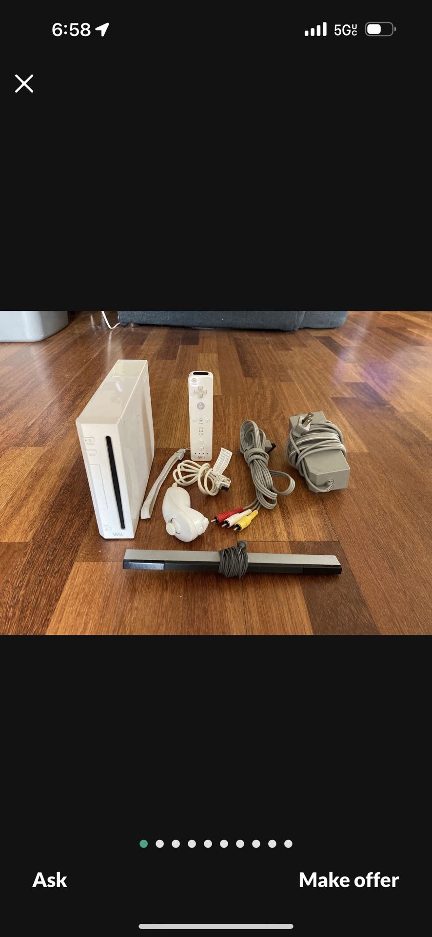 Wii with 500 Games Loaded