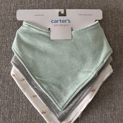 Carter’s 3-Pack of Bandana Snap Bibs 