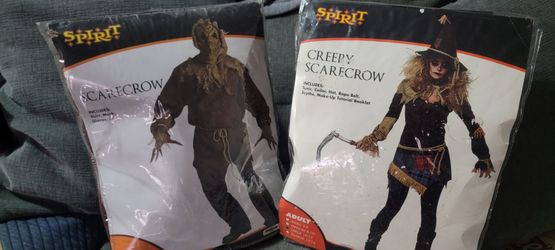 Couples halloween scarecrow costumes