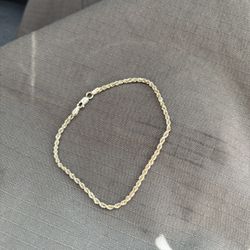 Gold Rope Bracelet 