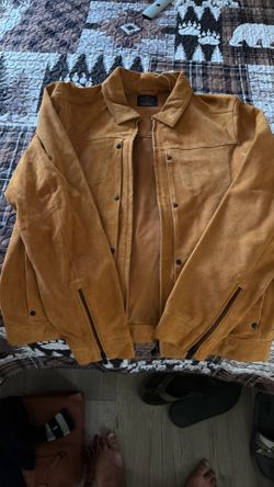 New with tags scotch and soda suede jacket