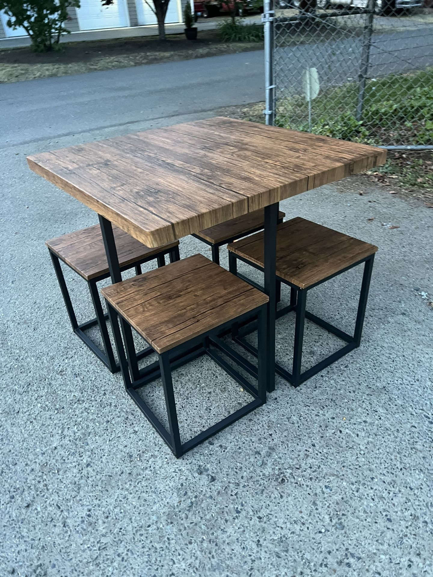 Small Dining Table With Stools
