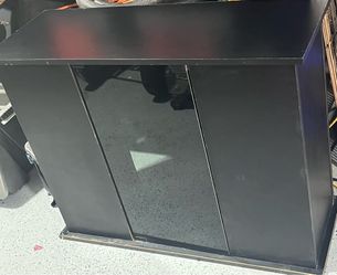 Black Aquarium / Fish Tank Stand Cabinet