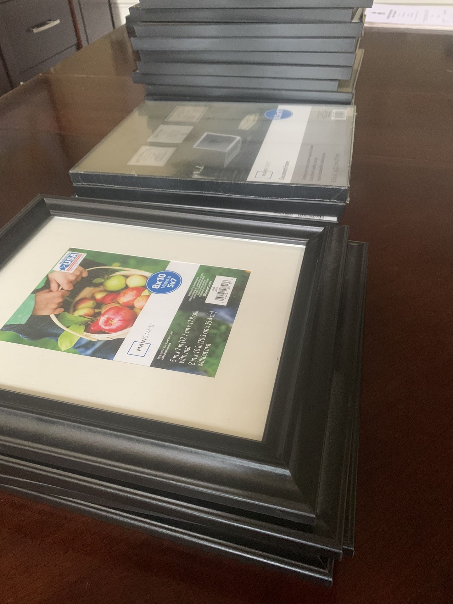 27 , 8/12 Black Picture Frames