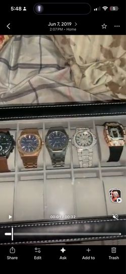 Bust down and more watches