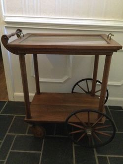 Vintage tea cart