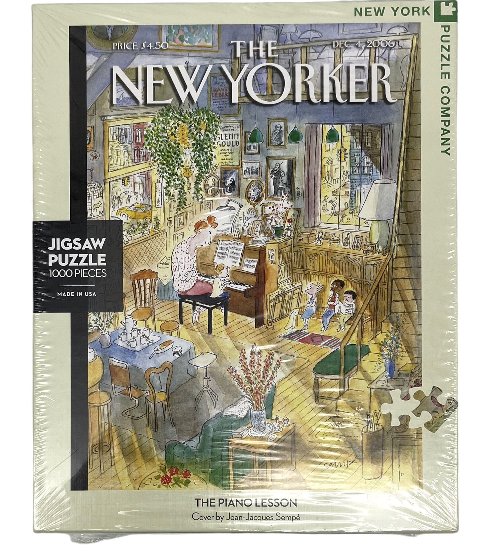 New York Puzzle Company - New Yorker The Piano Lesson - 1000 Piece ...