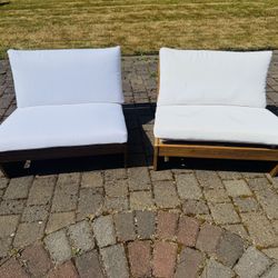 2 Outdoor Club Chairs