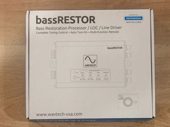 Wāvtech bassRESTOR Bass Restoration Processor / LOC / Line Driver