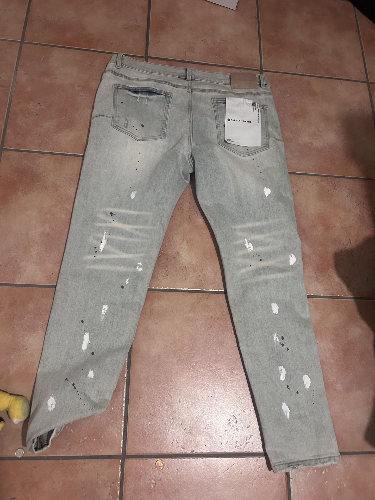 Purple jeans 38