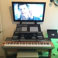 Yamaha YPG-635 88-Key Weighted Portable Grand Piano w/ Pedal Unit & Bench- Full Keyboard