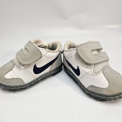 Nike Kids Sms Roadrunner 2 512164-100 White Beige Mid Top Sneaker Shoes Size 3C