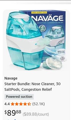 Navage sinus rinse