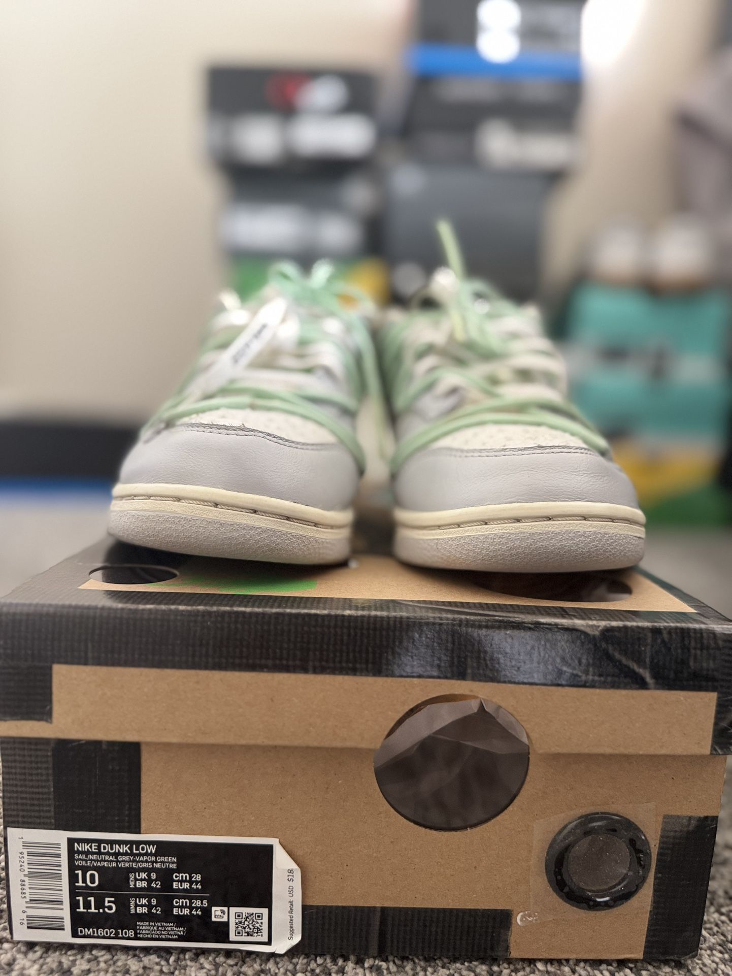 Nike Dunk Off White Low Lot 7 Size 10M