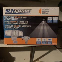 SunForce Triple Head Solar Motion Activated Light