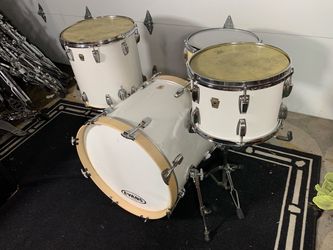 Ludwig 90s Monroe Badge Made in USA Maple Drum Set 20-16-13” 14” Lyra Drums Snare