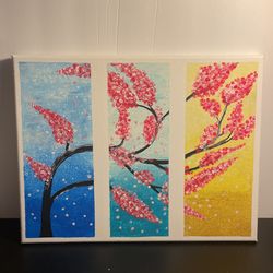 Three piece painting
