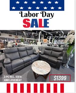 2 PC SOFA AND LOVESEAT