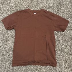 Brown Uniqlo T, Small