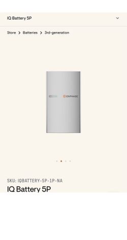 NEW Enphase IQ Battery 5P - 5.0 kWh, AC-Coupled, 15-Year Warranty, High Power