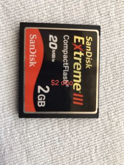 Scandisk memory card