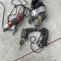 Free Multi Tool, Screw Gun, Belt Sander 