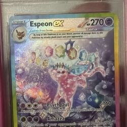 2025 POKEMON PRE EN ESPEON ex SPECIAL ILLUSTRATION RARE