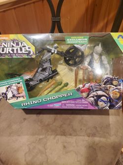 TMNT Out of the Shadows Rhino Chopper Playset
