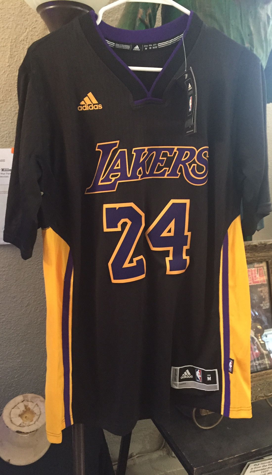 Kobe Bryant Hollywood Night LA Lakers Adidas Swingman Jersey