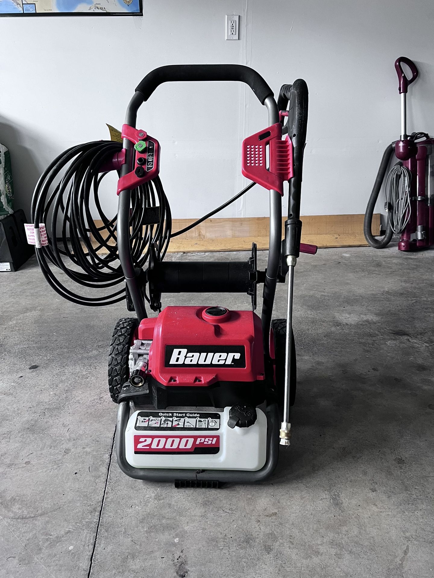 Bauer R2000 BAUER 2000 PSI Max Performance Electric Pressure Washer for Sale in ...