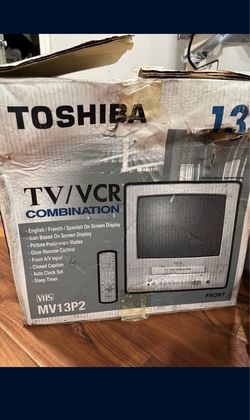 Brand new Toshiba TV/VCR combo 13”