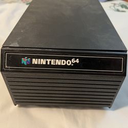 Vintage Nintendo N64 Game Storage Case 12 Cartridge Holder Drawer