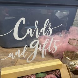 Lots of different wedding items