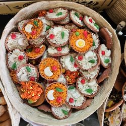 Ofrenda Decoration - White And Orange Rice 🍲