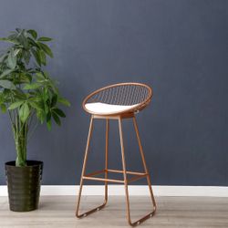 Rose Gold Bar Stools 