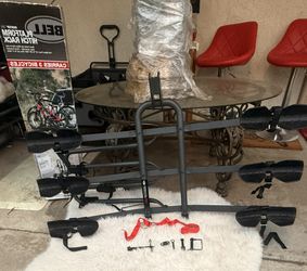 Trailer Hitch Mount Bell Right Up Platform Hitch Bike Rack - Black