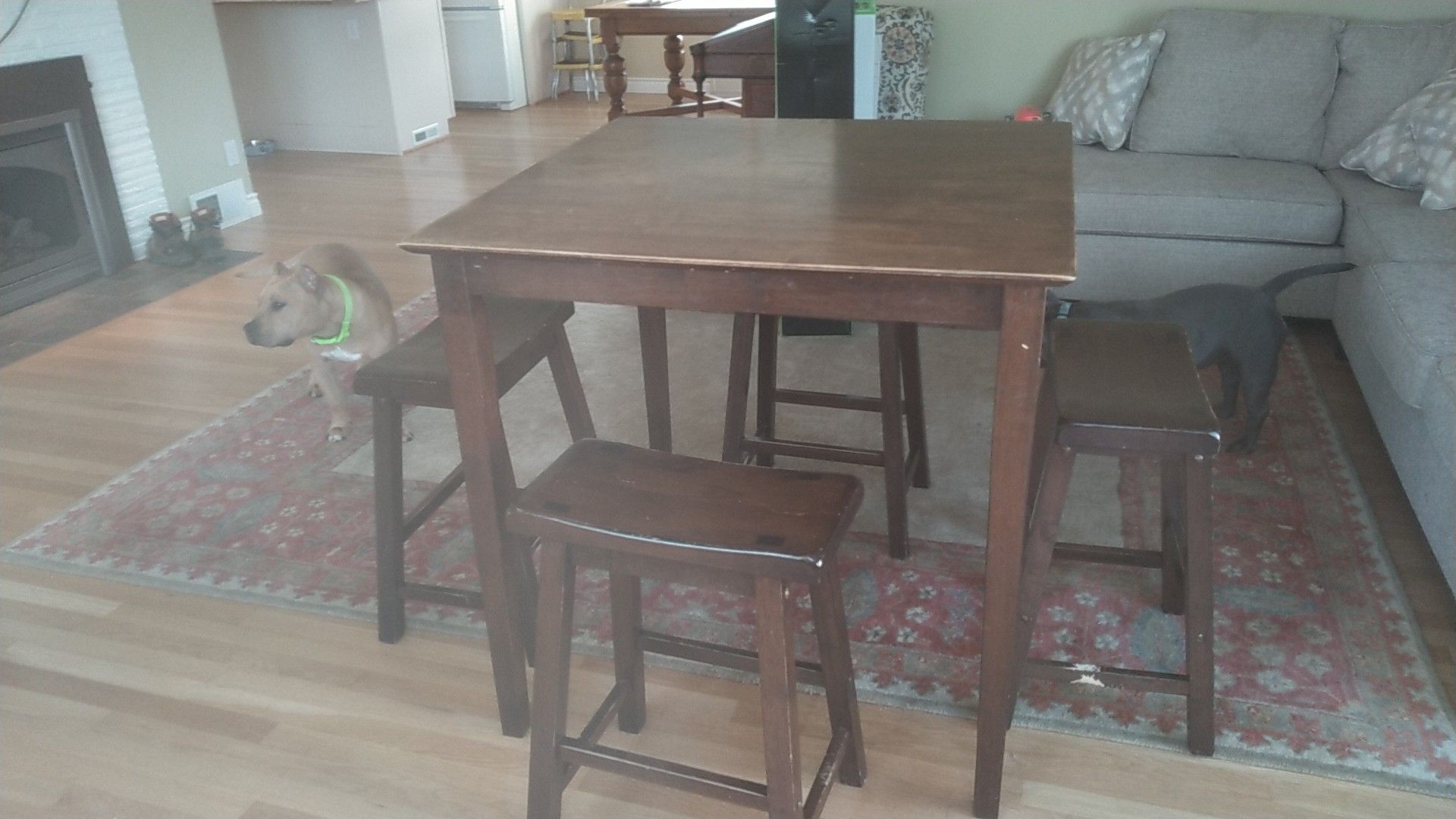 High kitchen table