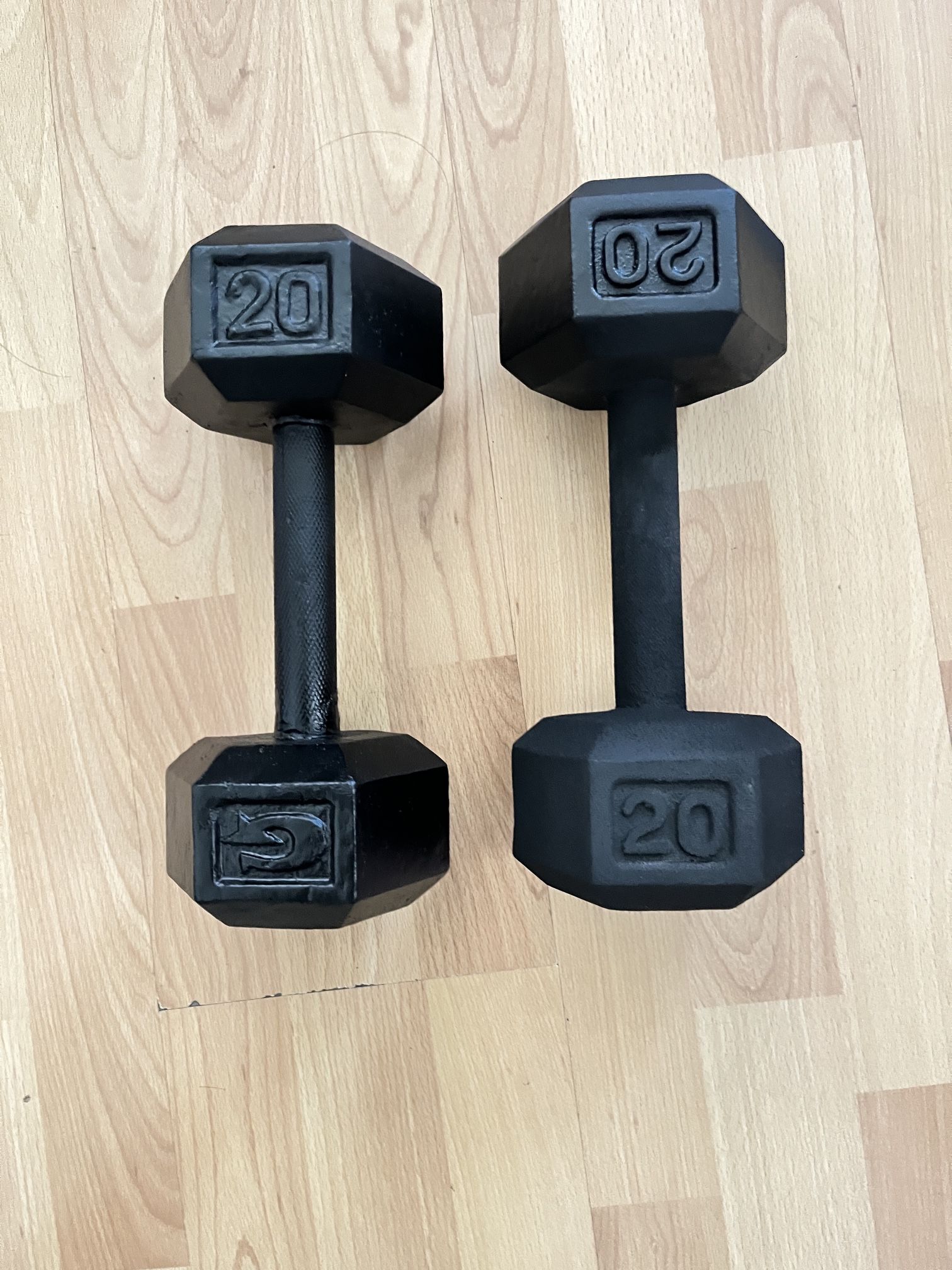Set If 55 Lb Dumbbells