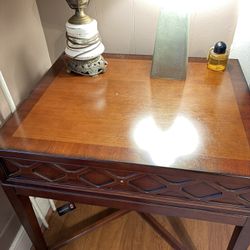 Small square table