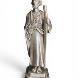Saint Jude Pewter Statue St. Jude is the Patron Saint of Hope and impossible causes