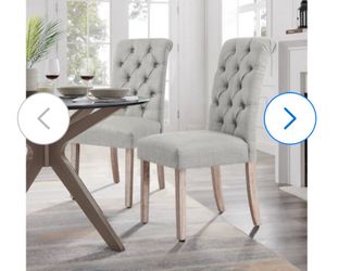NEW Walnut Metal Dining Chair, Set of 6