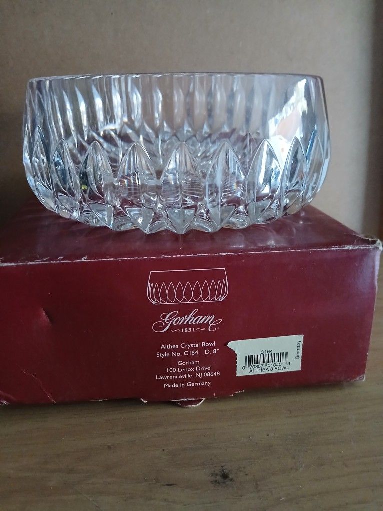 Luxurios Gorham Althea CRYSTAL BOWL