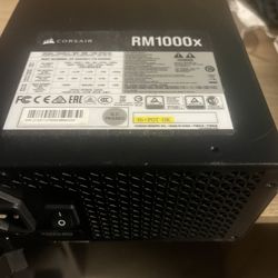Corsair RM1000x 1000W Power Supply  Fuente de poder Corsair RM1000x 1000W