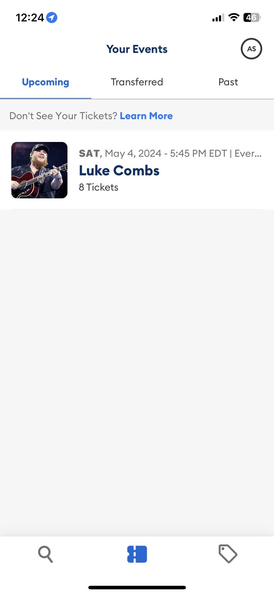 Luke Combs 5/4 GA FLOOR