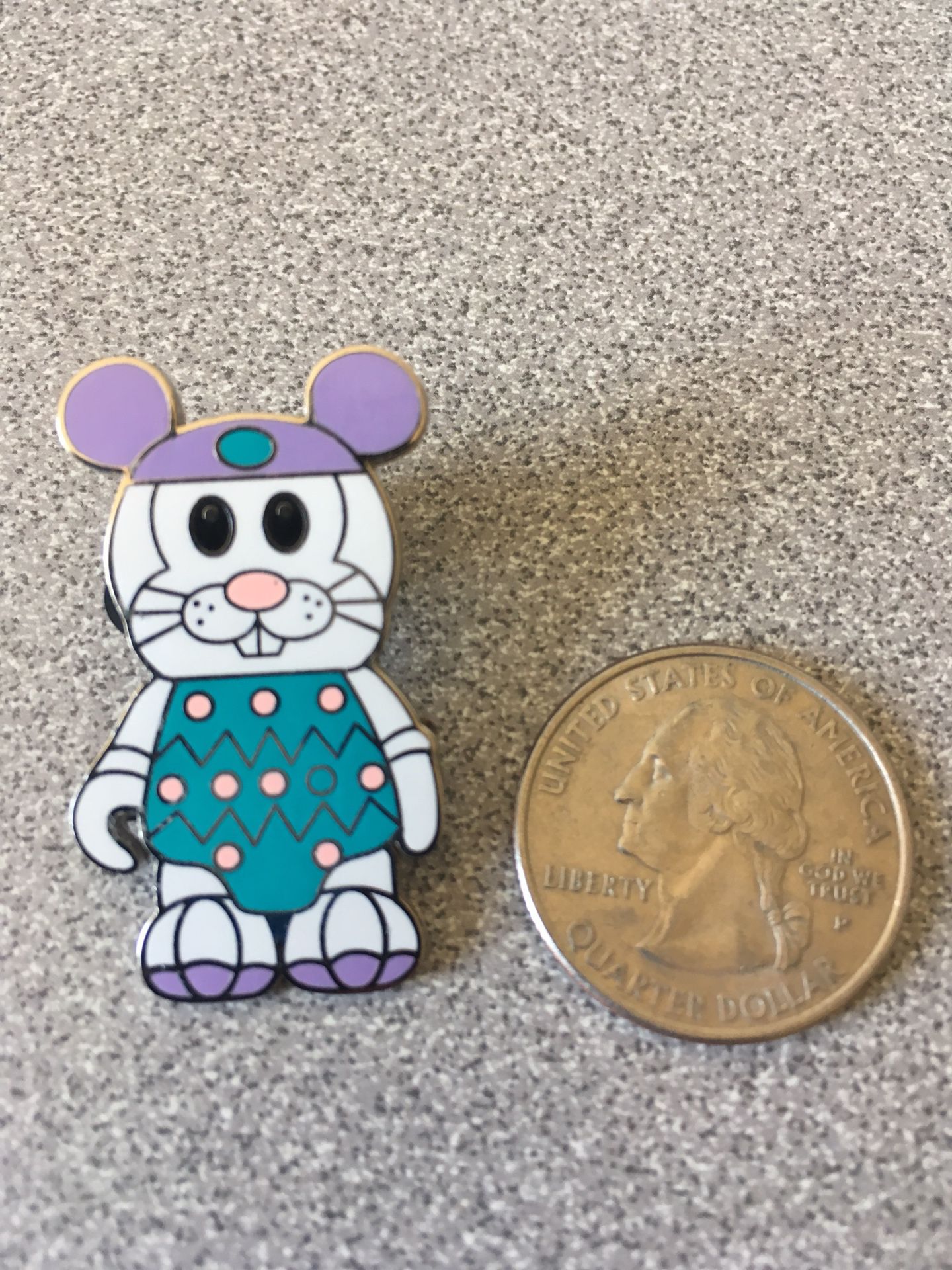 2009 Disney Parks Pin - Mickey Mouse as Easter Bunny Vinylmation