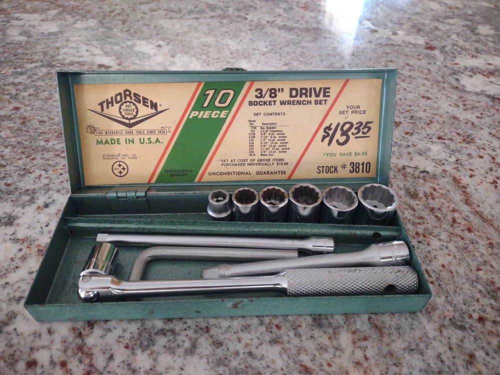 Thorsen 3/ 8 Drive Socket Wrench Kit