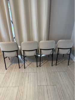 SET OF 4 — West Elm Modern Dining Chairs