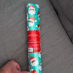 Black Santa Claus Gift Wrapping Paper - Only $4/ea Roll