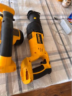 18 volt DEWALT saws.