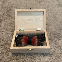 Brackish Original Feather Bow Tie